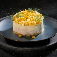 Салат из курицы с ананасом вес