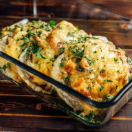 Курица под сырной корочкой вес